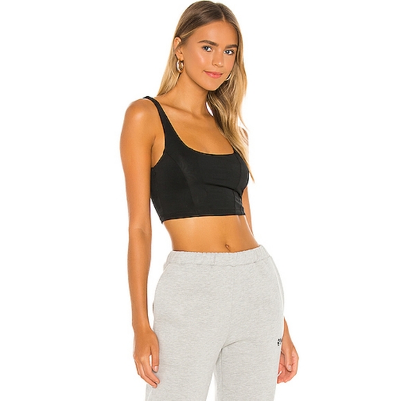 Free People Be Cool Brami Crop Bralette Black - Picture 7 of 13